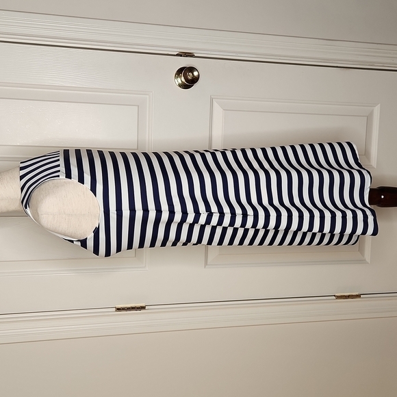 𝅺JUDE Connally Navy and White Striped Molly Dress Size XS - Picture 5 of 11